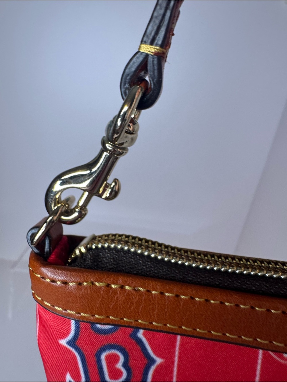 Dooney & Bourke and MLB Boston Red Sox 2018 World Series Champion Wristlet - Picture 8 of 14